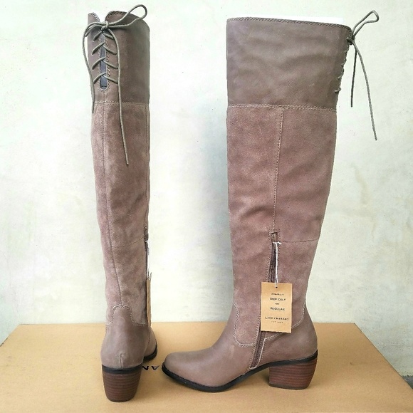 Chic Lucky Brand OTK Boots - Picture 5 of 6